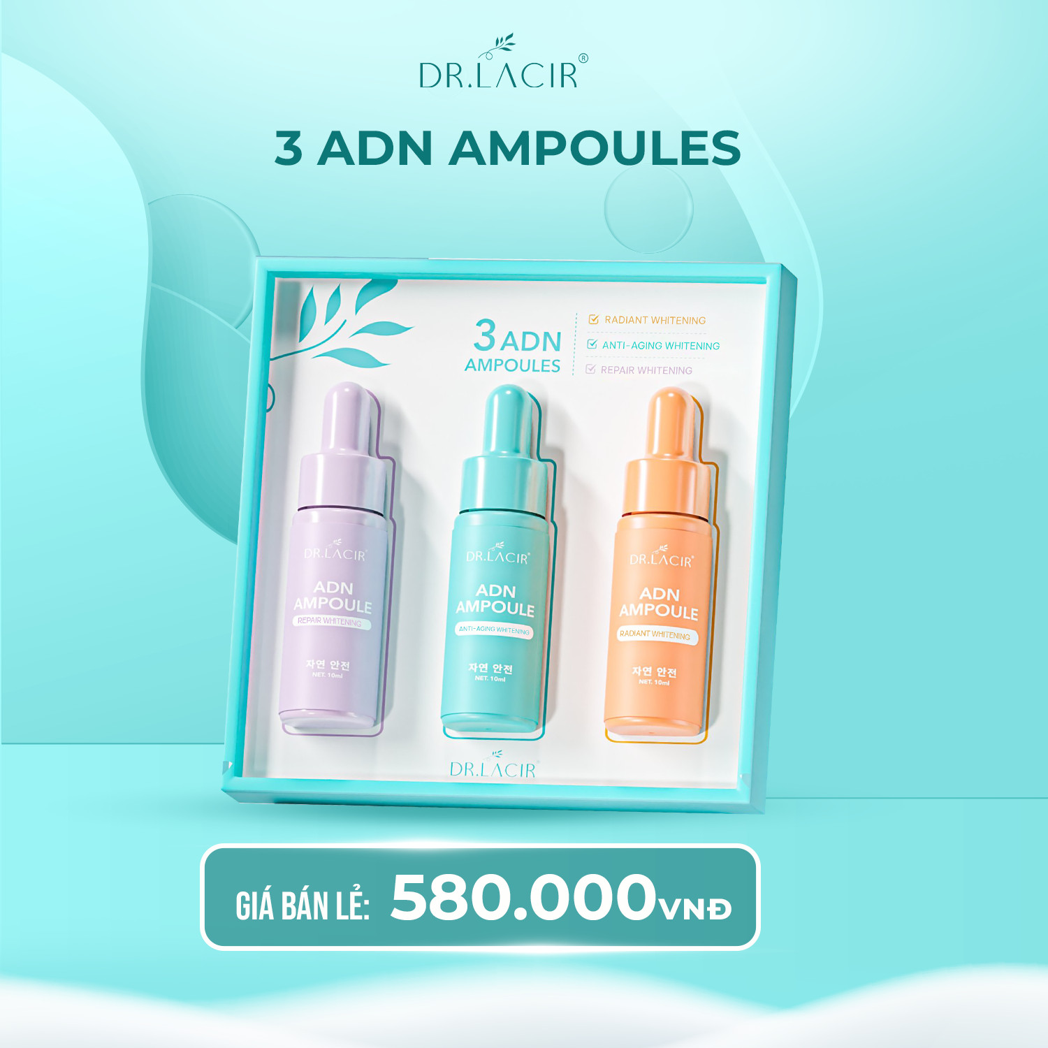 3 ADN Ampoules Dr Lacir