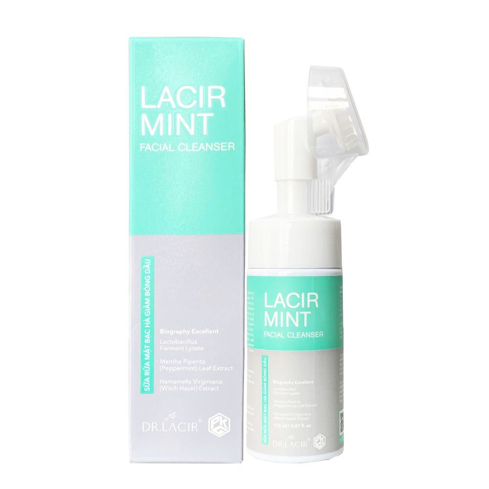 Lacir Mint Facial Cleanser Sữa Rửa Mặt Dr Lacir Chiết Xuất Phỉ Giảm Bóng Dầu
