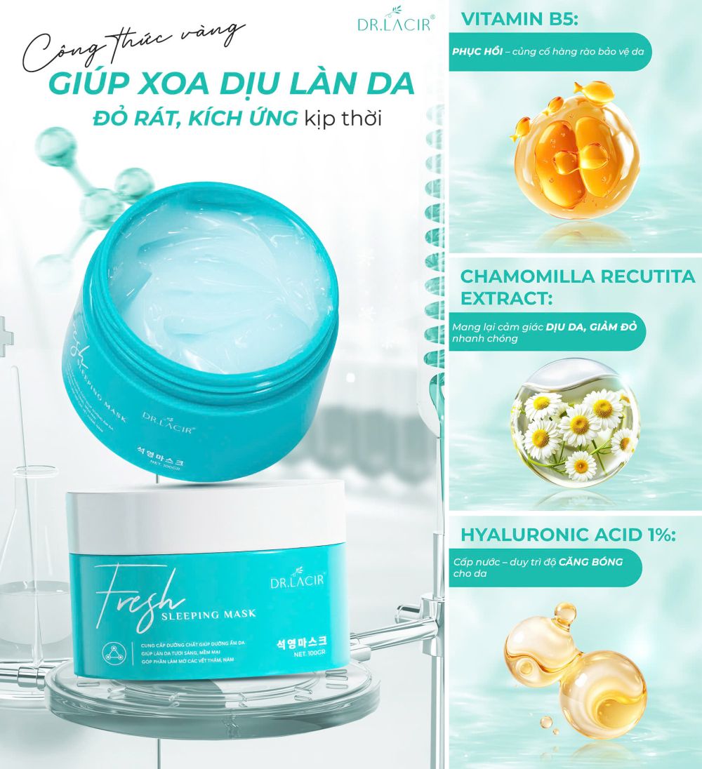 Mặt Nạ Phục Hồi Fresh Sleeping Mask Dr Lacir