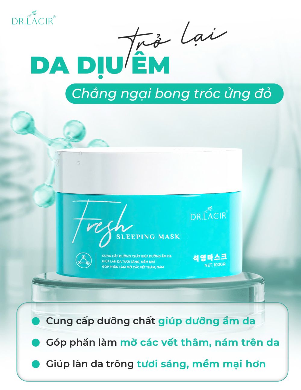 Mặt Nạ Phục Hồi Fresh Sleeping Mask Dr Lacir